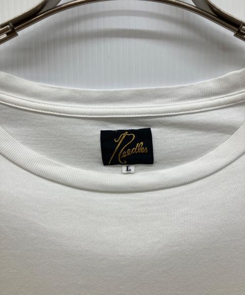 Needles（ニードルズ）Needles (ニードルズ) ポケットTシャツ ホワイト サイズ:ｌの古着・服飾アイテム