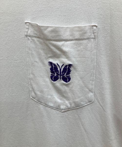 Needles（ニードルズ）Needles (ニードルズ) ポケットTシャツ ホワイト サイズ:ｌの古着・服飾アイテム