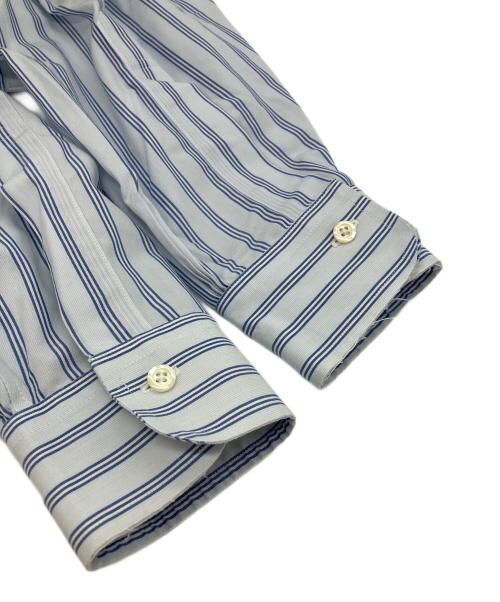 BROOKS BROTHERS（ブルックスブラザーズ）BROOKS BROTHERS (ブルックスブラザーズ) ストライプシャツ　ボタンダウンシャツ ブルー サイズ:15-31の古着・服飾アイテム
