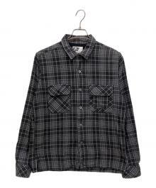 Engineered Garments（エンジニアドガーメンツ）の古着「チェックフランネルシャツ」｜ブラック