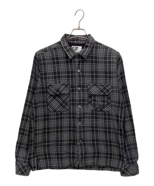 Engineered Garments（エンジニアドガーメンツ）Engineered Garments (エンジニアドガーメンツ) チェックフランネルシャツ ブラック サイズ:Ｓの古着・服飾アイテム