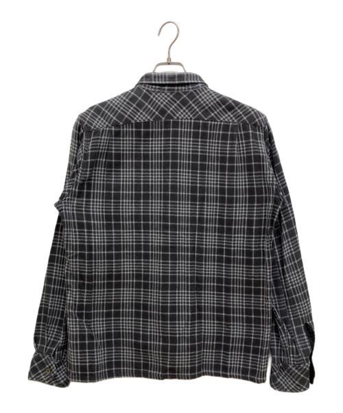Engineered Garments（エンジニアドガーメンツ）Engineered Garments (エンジニアドガーメンツ) チェックフランネルシャツ ブラック サイズ:Ｓの古着・服飾アイテム