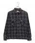 Engineered Garments（エンジニアドガーメンツ）の古着「チェックフランネルシャツ」｜ブラック