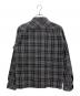 Engineered Garments (エンジニアドガーメンツ) チェックフランネルシャツ ブラック サイズ:Ｓ：6000円