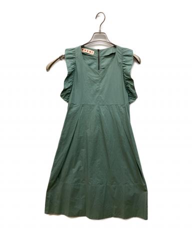 中古・古着通販】MARNI (マルニ) ノースリーブワンピース グリーン
