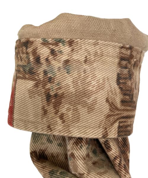 LAUREN RALPH LAUREN（ローレンラルフローレン）LAUREN RALPH LAUREN (ローレンラルフローレン) 総柄 ハンティングジャケット ブラウン サイズ:Mの古着・服飾アイテム