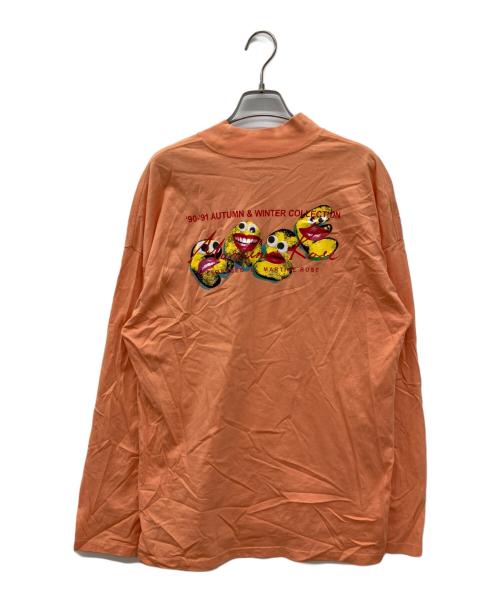 MARTINE ROSE（マーティン・ローズ）Martine rose (マーティン・ローズ) ロングスリーブカットソー オレンジ サイズ:Ｓの古着・服飾アイテム