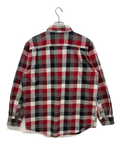 CarHartt（カーハート）CarHartt (カーハート) チェックシャツ　コットンシャツ レッド サイズ:Lの古着・服飾アイテム