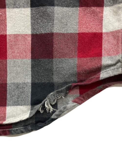 CarHartt（カーハート）CarHartt (カーハート) チェックシャツ　コットンシャツ レッド サイズ:Lの古着・服飾アイテム