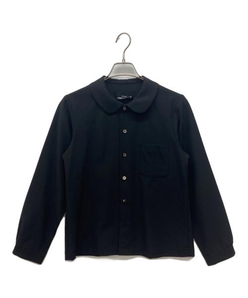 tricot COMME des GARCONS（トリココムデギャルソン）tricot COMME des GARCONS (トリココムデギャルソン) 丸襟ラウンドカラー シャツ ブラック サイズ:表記なしの古着・服飾アイテム