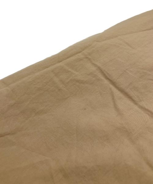 AURALEE（オーラリー）AURALEE (オーラリー) WASHED FINX TWILL BIG HALF SLEEVED SHIRT　ウォッシュドフィンクスツイル ビッグハーフスリーブシャツ ベージュ サイズ:4の古着・服飾アイテム