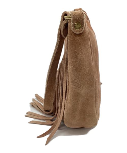 IL BISONTE（イル ビゾンテ）IL BISONTE (イル ビゾンテ) ショルダーバッグ　スエードバッグ ブラウンの古着・服飾アイテム