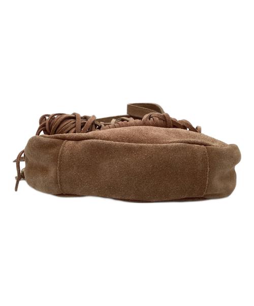 IL BISONTE（イル ビゾンテ）IL BISONTE (イル ビゾンテ) ショルダーバッグ　スエードバッグ ブラウンの古着・服飾アイテム