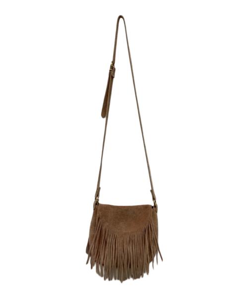 IL BISONTE（イル ビゾンテ）IL BISONTE (イル ビゾンテ) ショルダーバッグ　スエードバッグ ブラウンの古着・服飾アイテム