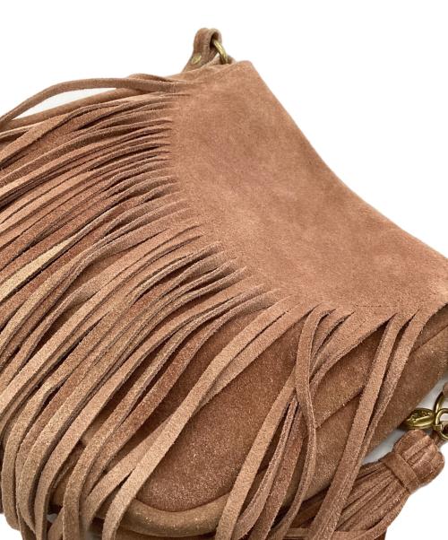 IL BISONTE（イル ビゾンテ）IL BISONTE (イル ビゾンテ) ショルダーバッグ　スエードバッグ ブラウンの古着・服飾アイテム