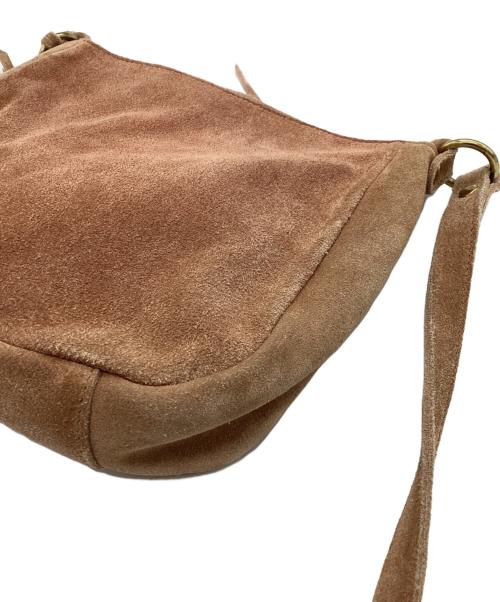 IL BISONTE（イル ビゾンテ）IL BISONTE (イル ビゾンテ) ショルダーバッグ　スエードバッグ ブラウンの古着・服飾アイテム