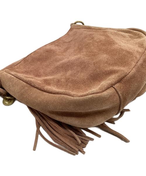 IL BISONTE（イル ビゾンテ）IL BISONTE (イル ビゾンテ) ショルダーバッグ　スエードバッグ ブラウンの古着・服飾アイテム