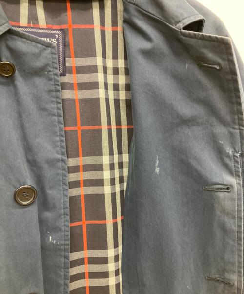 Burberry's（バーバリーズ）Burberry's (バーバリーズ) ステンカラーコート ネイビー サイズ:不明の古着・服飾アイテム