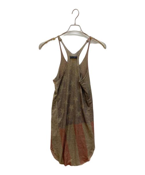 L.G.B（ルグランブルー）L.G.B (ルグランブルー) ノースリーブカットソー ブラウン サイズ:2の古着・服飾アイテム