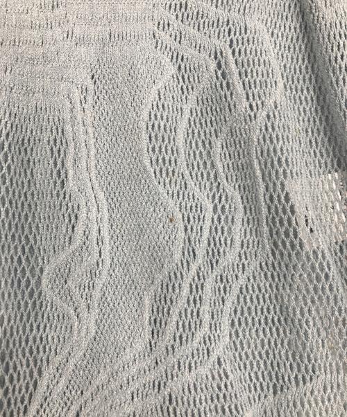 ISSEY MIYAKE（イッセイミヤケ）ISSEY MIYAKE (イッセイミヤケ) フリンジカットソー ブルー サイズ:2の古着・服飾アイテム