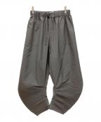 ISSEY MIYAKEイッセイミヤケ）の古着「イージーパンツ／HEM PLEATED PANTS」｜グレー