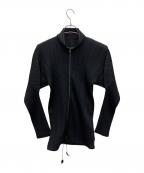 PLEATS PLEASEプリーツプリーズ）の古着「プリーツジャケット」｜ブラック