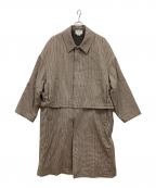 YOKEヨーク）の古着「3WAY BAL COLLAR SHARE COAT」｜ブラウン