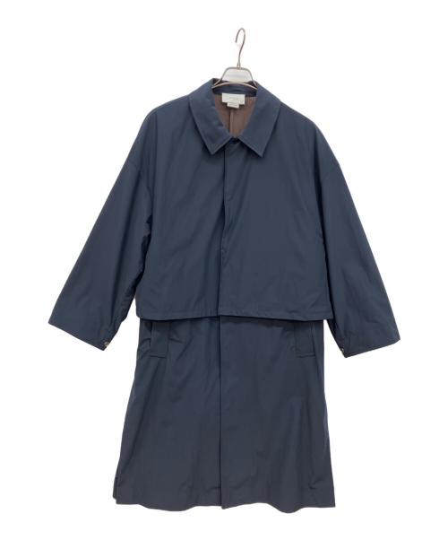 YOKE（ヨーク）YOKE (ヨーク) 3WAY BAL COLLAR SHARE COAT ネイビー サイズ:Mの古着・服飾アイテム