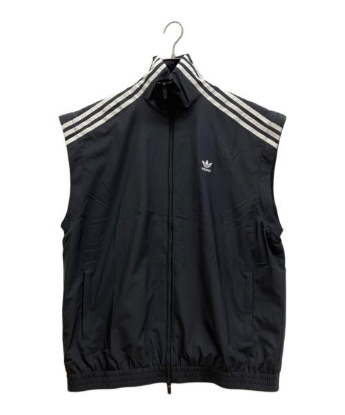 adidas（アディダス）adidas (アディダス) Adilenium シーズン 2 オーバーサイズ ジップオフトラックトップ ブラック サイズ:Mの古着・服飾アイテム