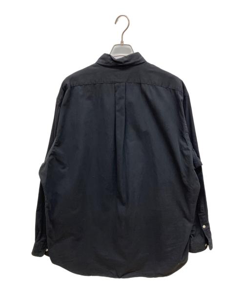RALPH LAUREN（ラルフローレン）RALPH LAUREN (ラルフローレン) BLAKE　ボタンダウンシャツ　ワンポイント ソリッド BDシャツ　 ブラック サイズ:XLの古着・服飾アイテム