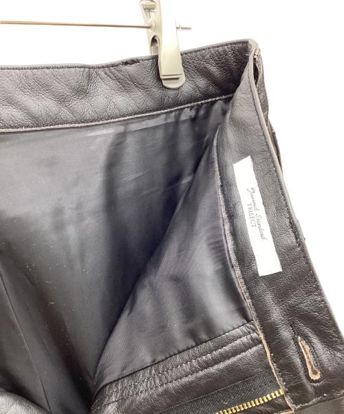 JOURNAL STANDARD（ジャーナルスタンダード）JOURNAL STANDARD (ジャーナルスタンダード) 5P バッファローレザーパンツ ブラック サイズ:XLの古着・服飾アイテム