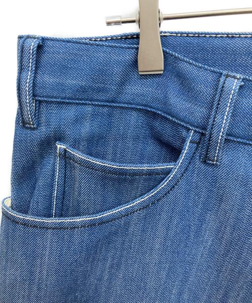 MARNI（マルニ）MARNI (マルニ) ウォッシュドストレッチワイドストレートデニム インディゴ サイズ:36の古着・服飾アイテム