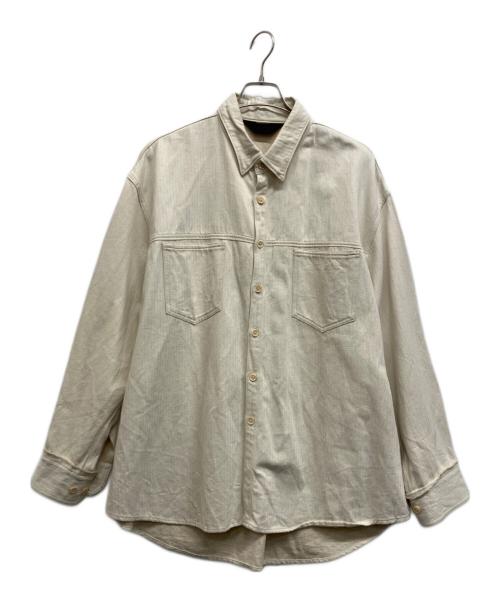 Essay（エッセイ）Essay (エッセイ) URBAN RESEARCH (アーバンリサーチ) オーバーサイズシャツ アイボリー サイズ:Mの古着・服飾アイテム