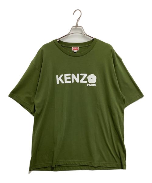 KENZO（ケンゾー）KENZO (ケンゾー) 'Boke Flower 2.0' オーバーサイズ Tシャツ オリーブ サイズ:XXLの古着・服飾アイテム
