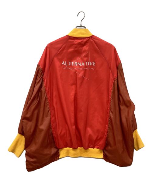 77circa（ナナナナサーカ）77circa (ナナナナサーカ) リメイク　再構築ジャケット レッド サイズ:Freeの古着・服飾アイテム