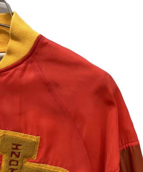 77circa（ナナナナサーカ）77circa (ナナナナサーカ) リメイク　再構築ジャケット レッド サイズ:Freeの古着・服飾アイテム