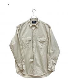 RALPH LAUREN（ラルフローレン）の古着「アーミードレスシャツ」｜ホワイト