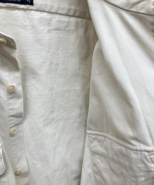 RALPH LAUREN（ラルフローレン）RALPH LAUREN (ラルフローレン) アーミードレスシャツ ホワイト サイズ:XLの古着・服飾アイテム