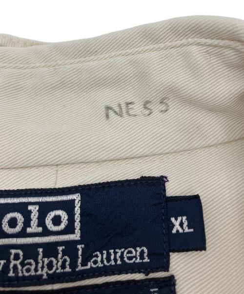 RALPH LAUREN（ラルフローレン）RALPH LAUREN (ラルフローレン) アーミードレスシャツ ホワイト サイズ:XLの古着・服飾アイテム