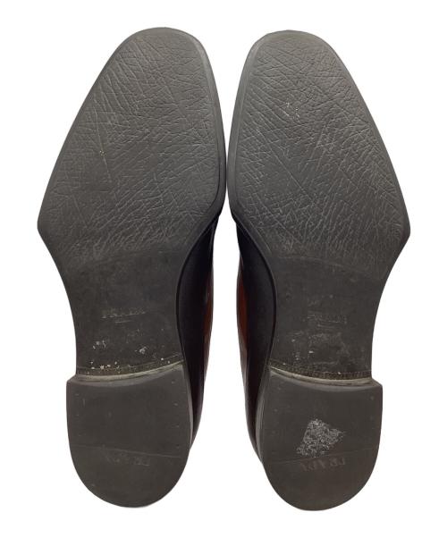 PRADA（プラダ）PRADA (プラダ) ラバーソールレザーシューズ ブラウン サイズ:7の古着・服飾アイテム