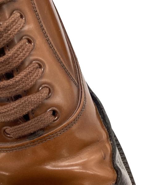 PRADA（プラダ）PRADA (プラダ) ラバーソールレザーシューズ ブラウン サイズ:7の古着・服飾アイテム