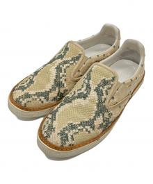 Martin Margiela22（マルタン・マルジェラ22）の古着「総柄スリッポン」｜ベージュ