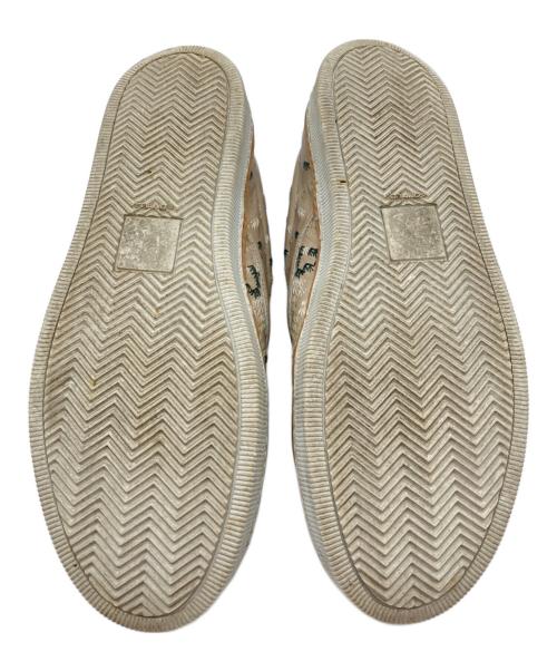 Martin Margiela22（マルタン・マルジェラ22）Martin Margiela22 (マルタン・マルジェラ22) 総柄スリッポン ベージュ サイズ:40の古着・服飾アイテム