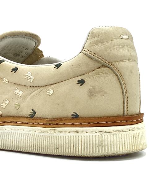 Martin Margiela22（マルタン・マルジェラ22）Martin Margiela22 (マルタン・マルジェラ22) 総柄スリッポン ベージュ サイズ:40の古着・服飾アイテム