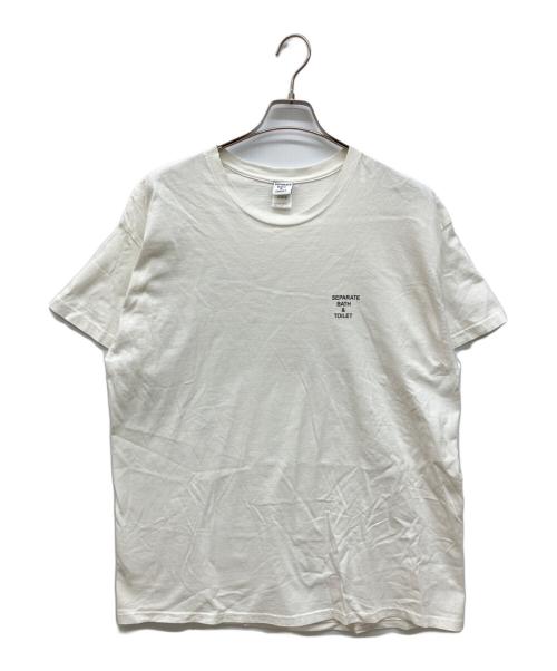 SEPARATE BATH & TOILET（セパレートバス トイレット）SEPARATE BATH & TOILET (セパレートバス トイレット) KEN KAGAMI (ケンカガミ) Tシャツ ホワイト サイズ:XLの古着・服飾アイテム