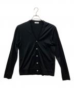 GRAN SASSOグランサッソ）の古着「コットンカーディガン」｜ブラック