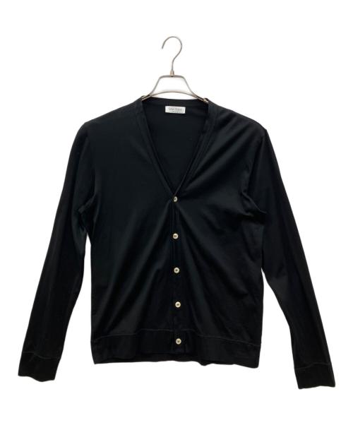 GRAN SASSO（グランサッソ）GRAN SASSO (グランサッソ) コットンカーディガン ブラック サイズ:48の古着・服飾アイテム