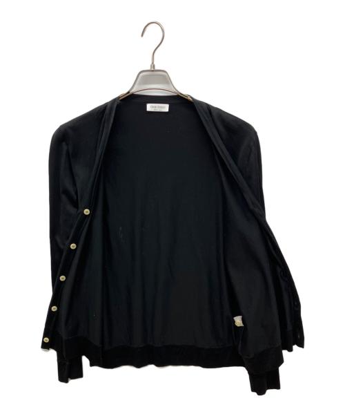 GRAN SASSO（グランサッソ）GRAN SASSO (グランサッソ) コットンカーディガン ブラック サイズ:48の古着・服飾アイテム