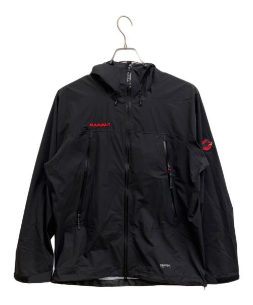 MAMMUT（マムート）MAMMUT (マムート) マサオ ライト 2.0 ハードシェル フーデッド ジャケット ブラック サイズ:Ｓの古着・服飾アイテム