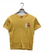stussyステューシー）の古着「プリントTシャツ」｜イエロー